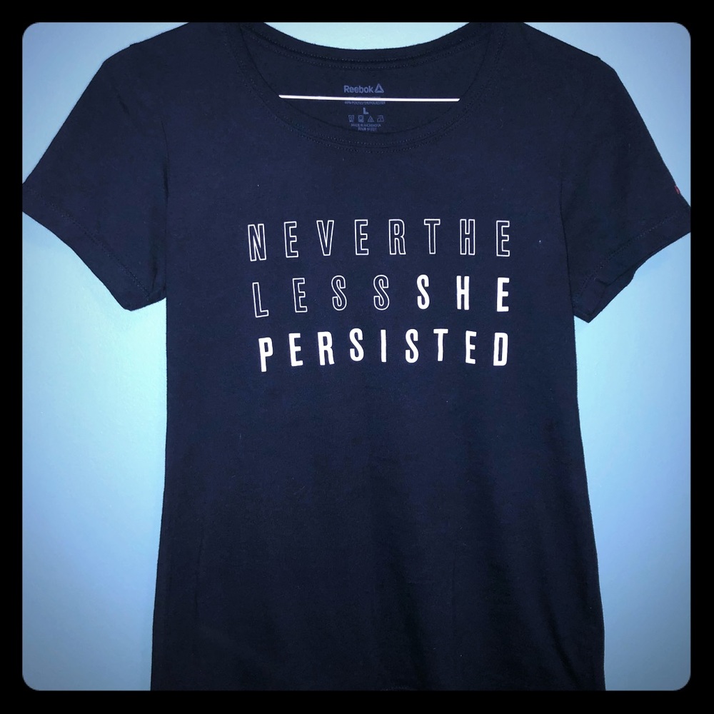 Nevertheless She Persisted T-shirt from Reebok